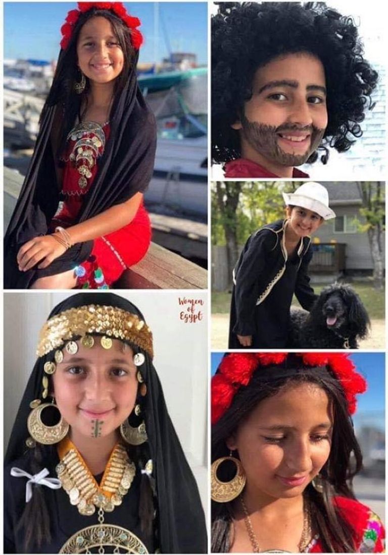 طفلة تروج للسياحة المصرية في كندا