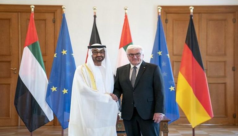الشيخ محمد بن زايد والرئيس الألماني في برلين