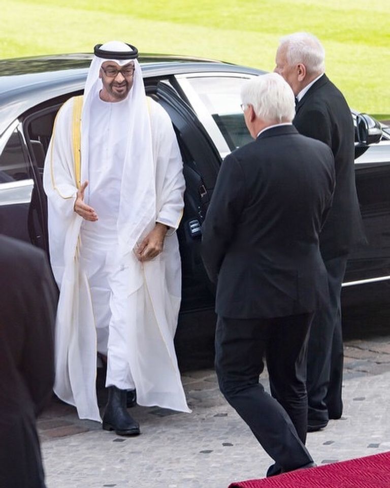 الشيخ محمد بن زايد والرئيس الألماني في برلين 