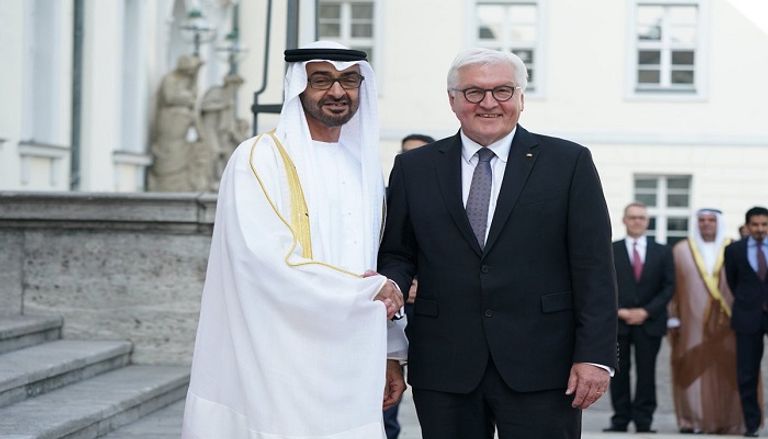الرئيس الألماني يستقبل الشيخ محمد بن زايد