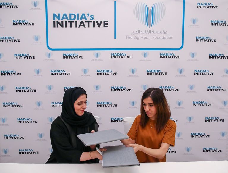 "القلب الكبير" الإماراتية تدعم "صندوق سنجار" بـ 216 ألف دولار