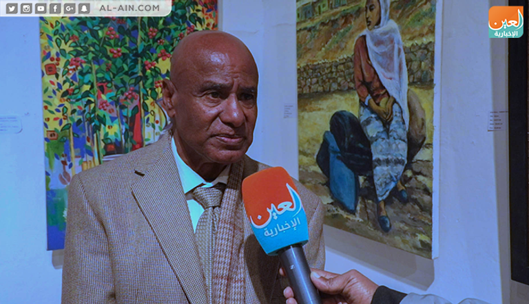 جانب من المعرض التشكيلي في أديس أبابا