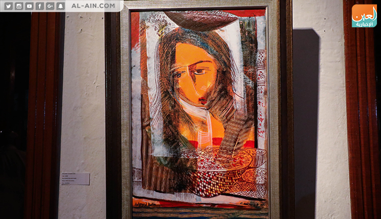 جانب من المعرض التشكيلي في أديس أبابا
