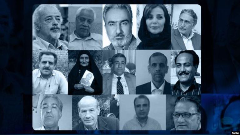 النشطاء الإيرانيين الموقعين على البيان