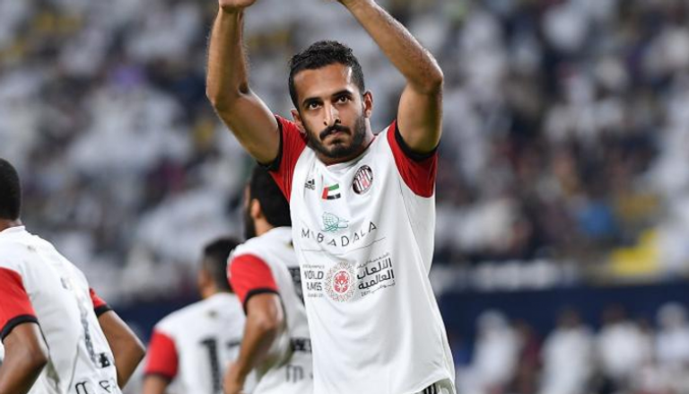 علي مبخوت لاعب الجزيرة الإماراتي 
