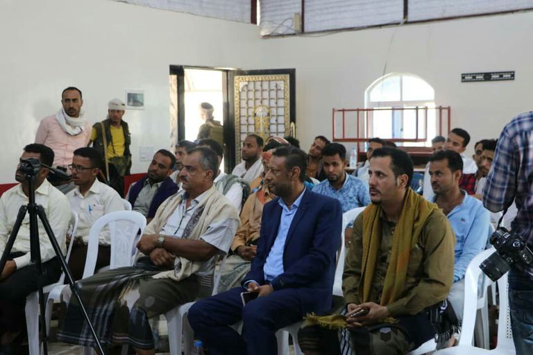 مؤتمر صحفي لكتائب أبو العباس بالجيش اليمني بتعز