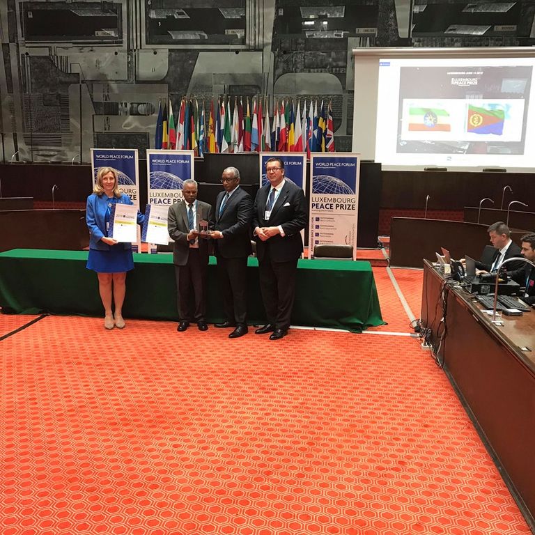 تكريم إثيوبيا وإريتريا بجائزة لوكسمبورج للسلام