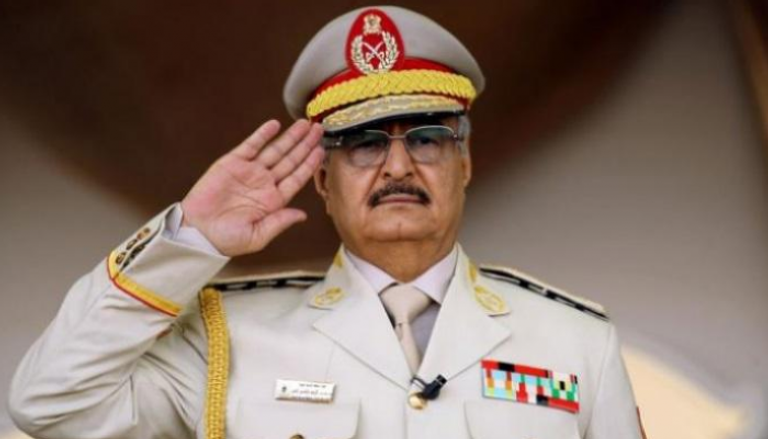 المشير حفتر القائد العام للجيش الوطني الليبي 