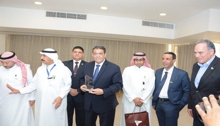 الوفد السعودي خلال زيارته للعاصمة الإدارية