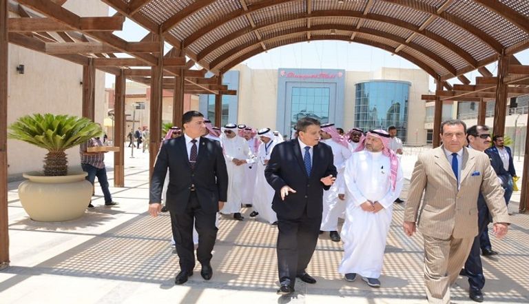 الوفد السعودي خلال زيارته للعاصمة الإدارية