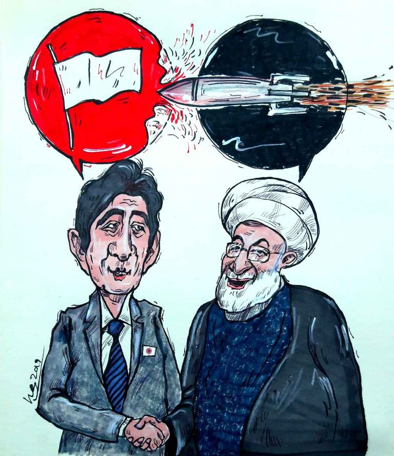 رسامو الكاريكاتير الإيرانيون يهاجمون خيانة طهران