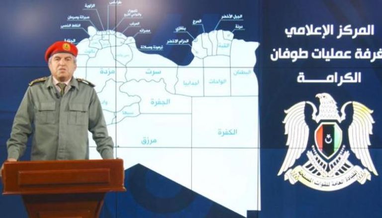 العميد خالد المحجوب مدير غرفة عمليات الكرامة التابعة للجيش الليبي