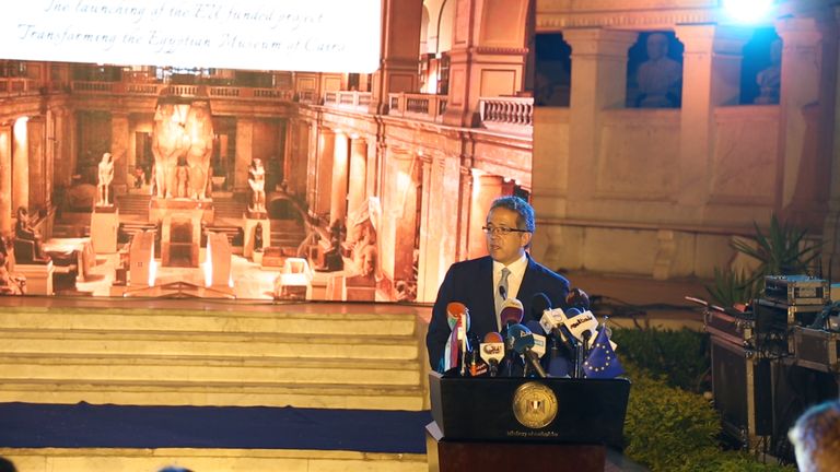 مصر والاتحاد الأوروبي يوقعان مشروع إحياء المتحف المصري