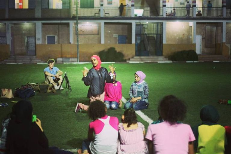 جانب من إحدى المبادرات لنشر الوعي بمخاطر البلاستيك