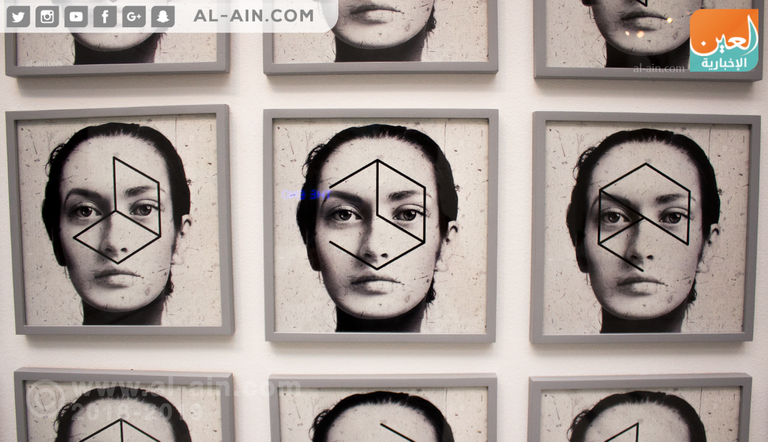 أحد الأعمال الفنية في بينالي القاهرة