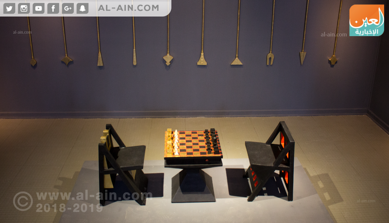 أحد الأعمال الفنية في بينالي القاهرة