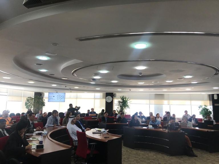 جانب من المؤتمر الدولي لأبحاث الحكومة الرقمية بدبي