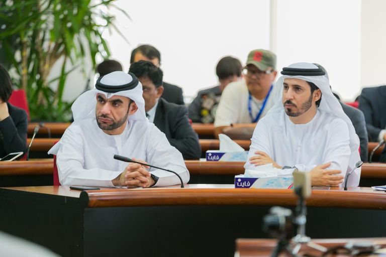 جانب من المؤتمر الدولي لأبحاث الحكومة الرقمية بدبي