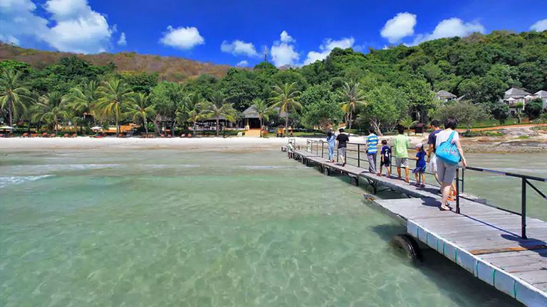 القوارب التقليدية في جزيرة فاي فاي لو