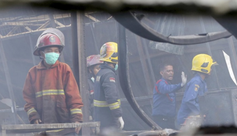 حريق في مصنع بإندونيسيا - أرشيفية
