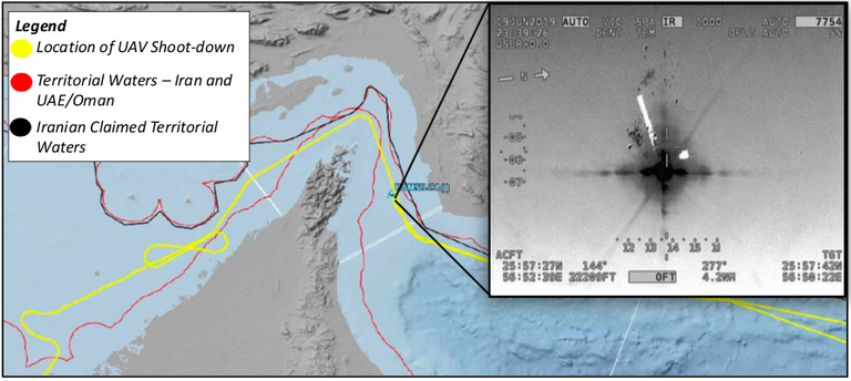مسار الطائرة التي أسقطتها إيران