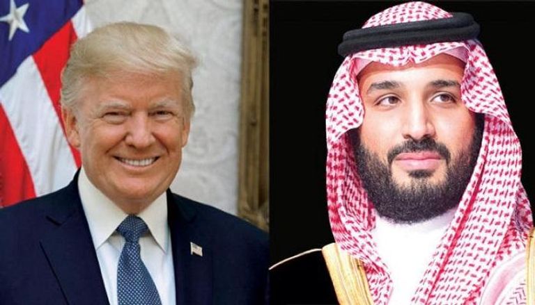 الأمير محمد بن سلمان والرئيس الأمريكي دونالد ترامب