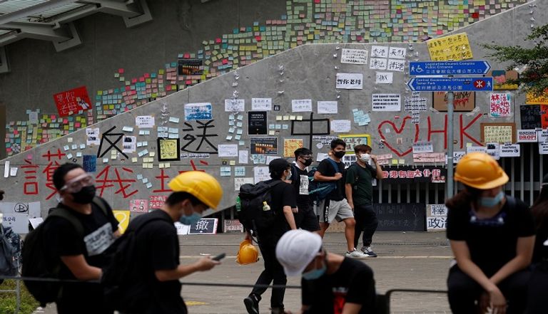 احتجاجات هونج كونج شرطة هونج كونج