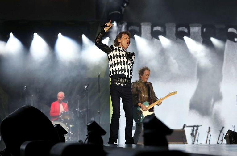 ميك جاجر المغني الرئيسي لفرقة The Rolling Stones