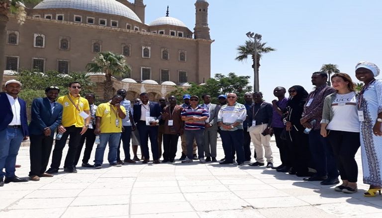 جولة رئيس موزمبيق في الأهرامات