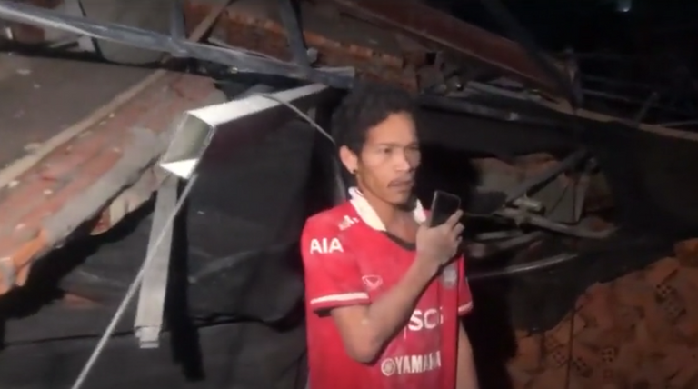 انهيار مبنى في كمبوديا