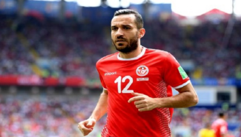 علي معلول لاعب منتخب تونس