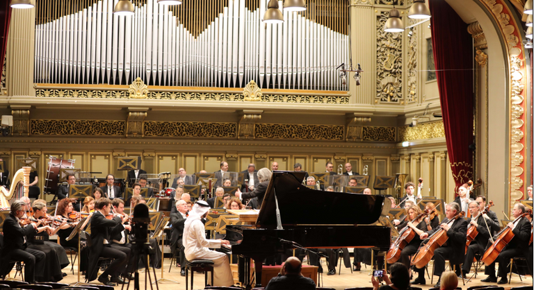 حفل الافتتاح تضمن أمسية موسيقية استثنائية في المسرح الروماني