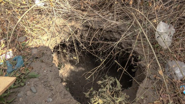 أحد أنفاق مليشيا الحوثي بالحديدة اليمنية