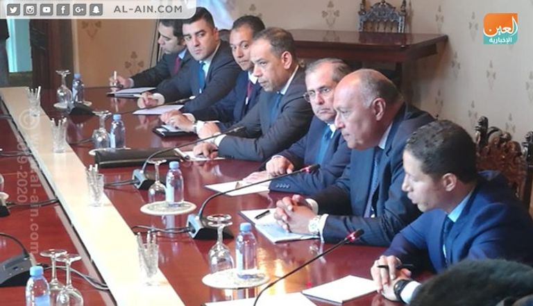 لقاء وزيري خارجية مصر وروسيا