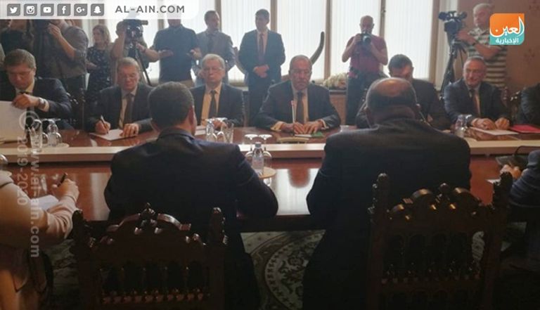 لقاء وزيري خارجية مصر وروسيا