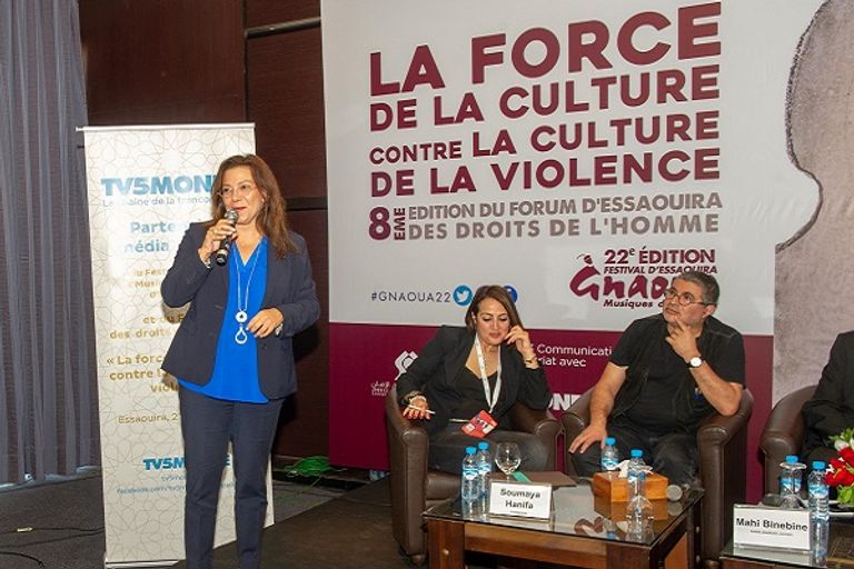 من إحدى حفلات مهرجان كناوة