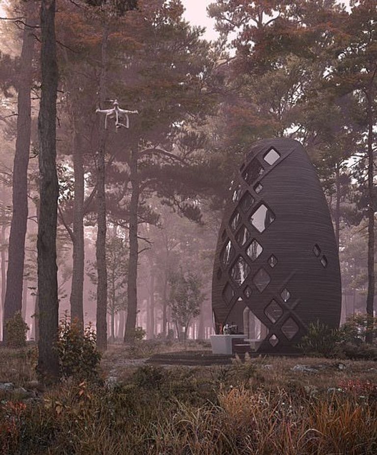 المساكن أحد أعمال وكالة AI Space Factory للتصميم في نيويورك