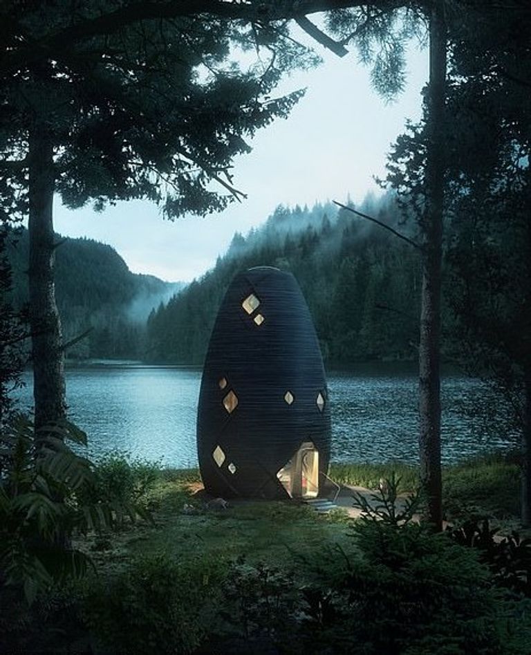 المساكن أحد أعمال وكالة AI Space Factory للتصميم في نيويورك