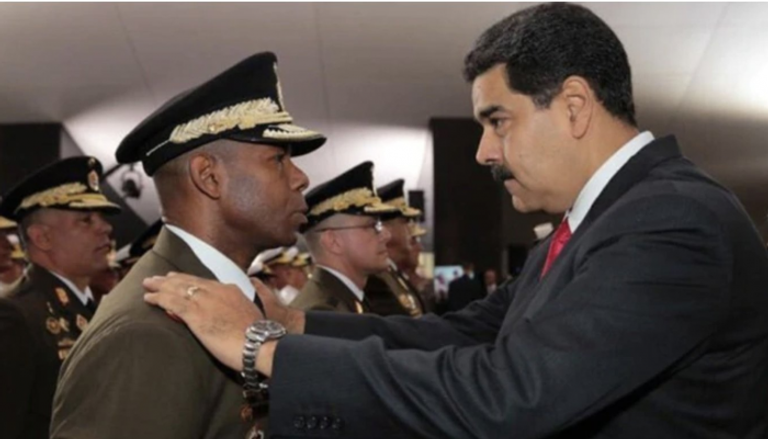 مادورو مع مدير الاستخبارات الفنزويلية السابق- أرشيفية