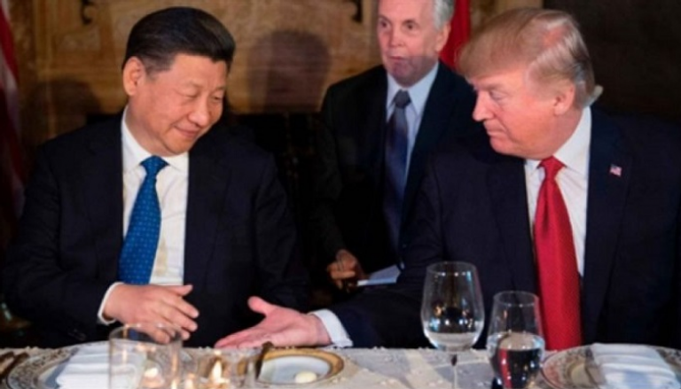 لقاء سابق بين الرئيسين الصيني والأمريكي