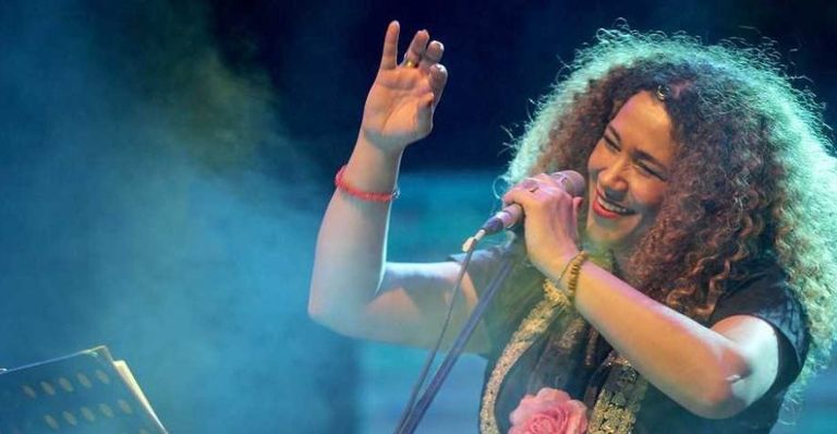 غالية بن علي شعار الدورة 55 من مهرجان قرطاج الدولي