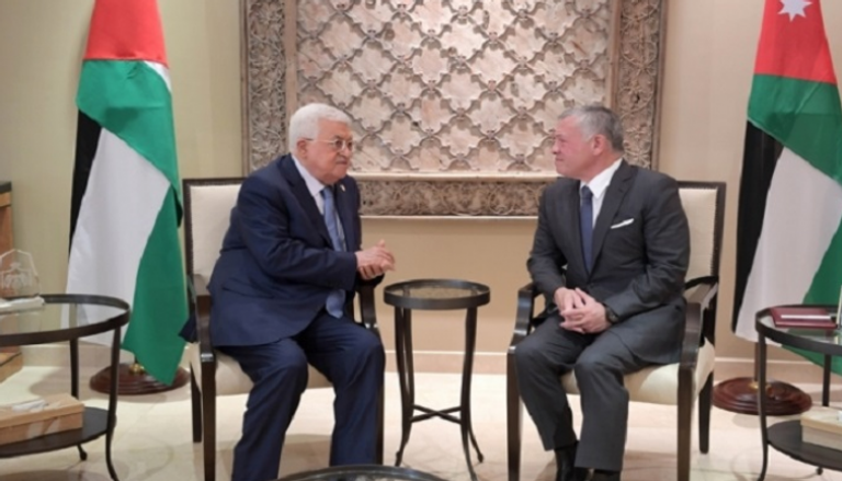 العاهل الأردني والرئيس الفلسطيني - أرشيفية