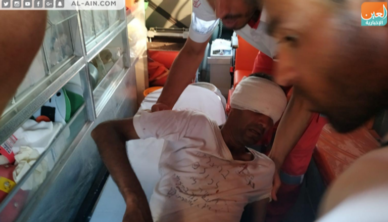 أحد المصابين برصاص الاحتلال خلال المظاهرات