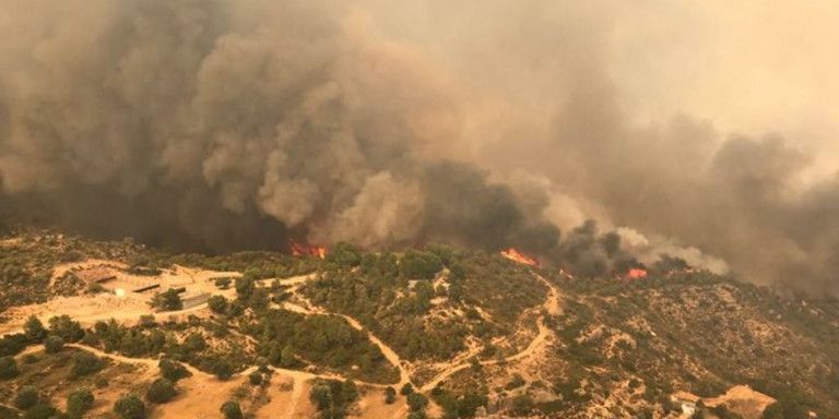 15 طائرة من طراز "كانادير" استخدمت لاحتواء الحريق