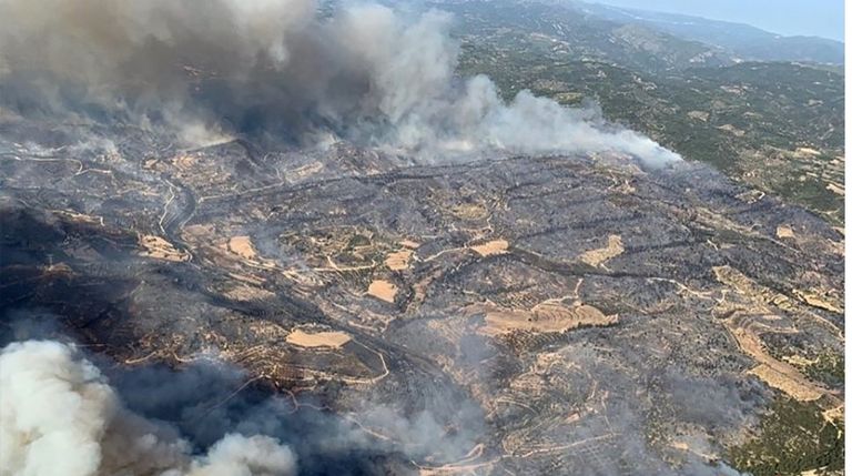 15 طائرة من طراز "كانادير" استخدمت لاحتواء الحريق