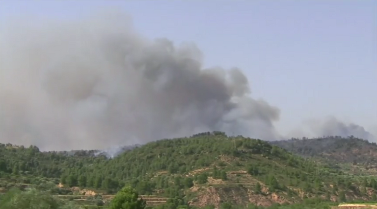 حرائق غابات في إسبانيا