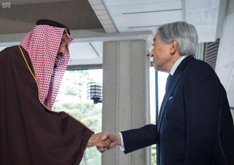 جانب من توقيع اتفاقيات تعاون بين السعودية واليابان