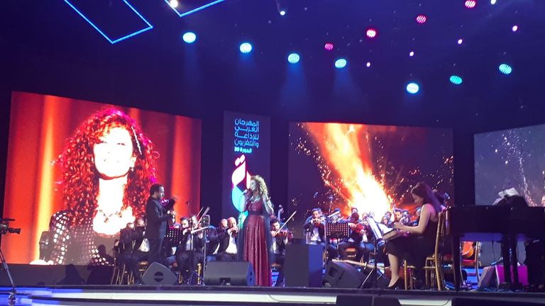 حفل افتتاح الدورة الـ20 للمهرجان العربي للإذاعة والتلفزيون بتونس