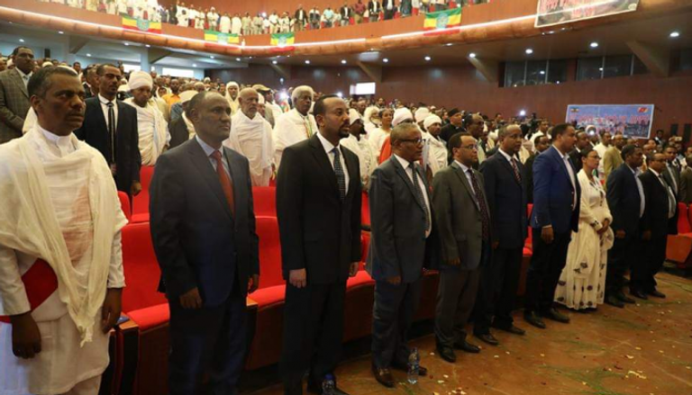 رئيس الوزراء الإثيوبي مع قادة إقليم أمهرة