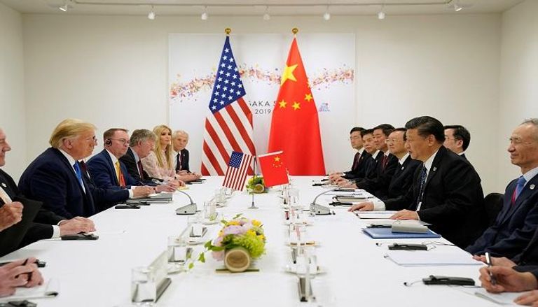 جانب من مفاوضات التجارة الأمريكية الصينية